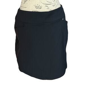 Greg Norman Black Play Dry 4 Way Stretch Skort Size Large NWOT